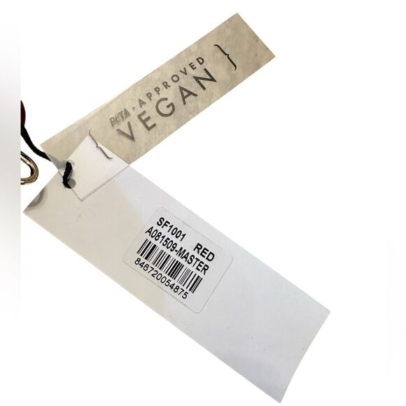 Emperia Elegant Red Clutch Bag. Vegan Leather. NWT - Picture 8 of 10